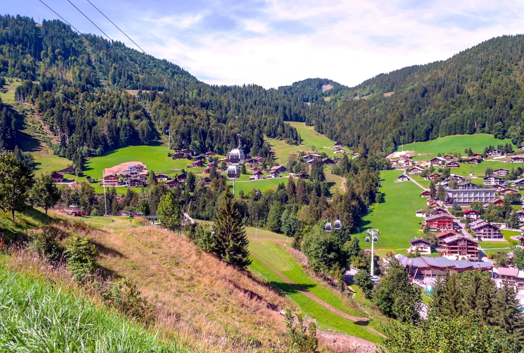 Morzine ski resort in the summer