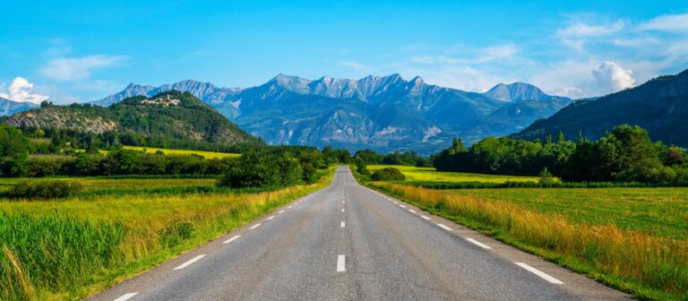 Chatel mountain road