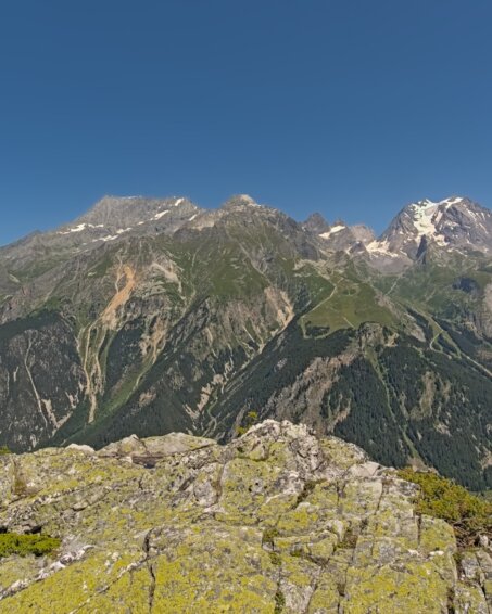 Meribel mountainside