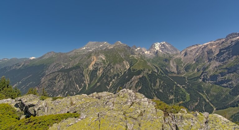 Meribel mountainside