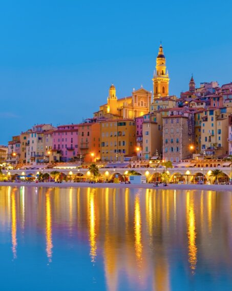 Menton France sea panorama