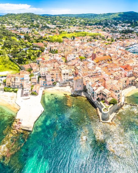 Saint-Tropez France Aerial View