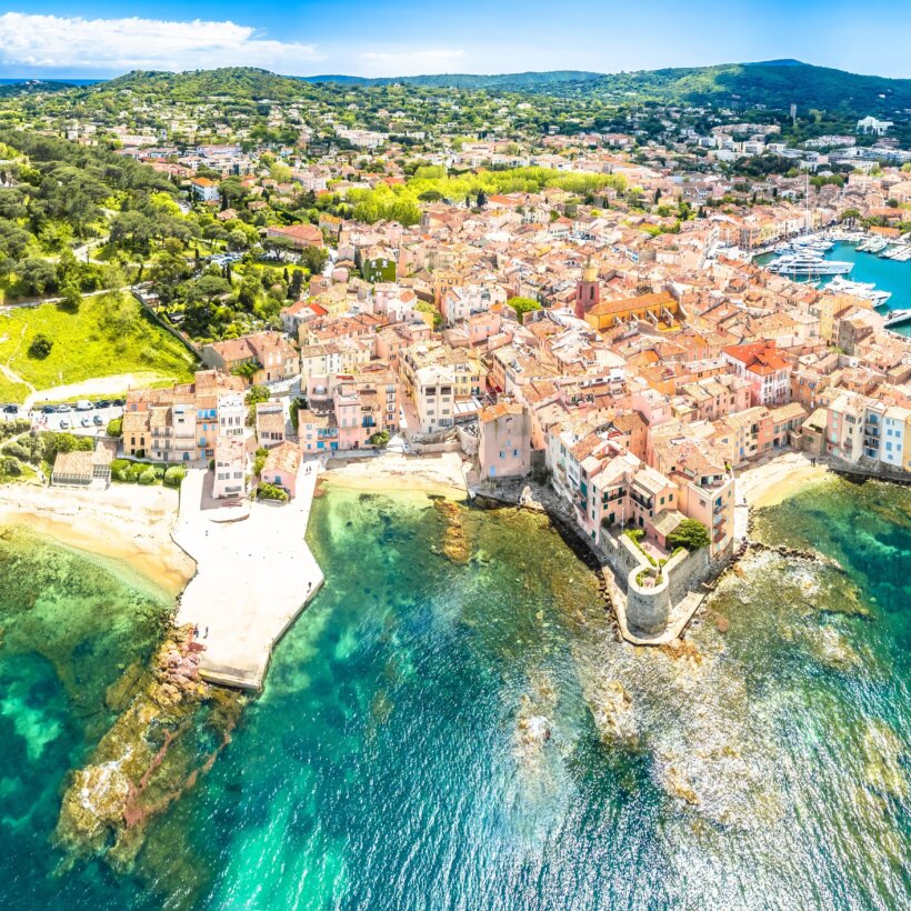 Saint-Tropez France Aerial View