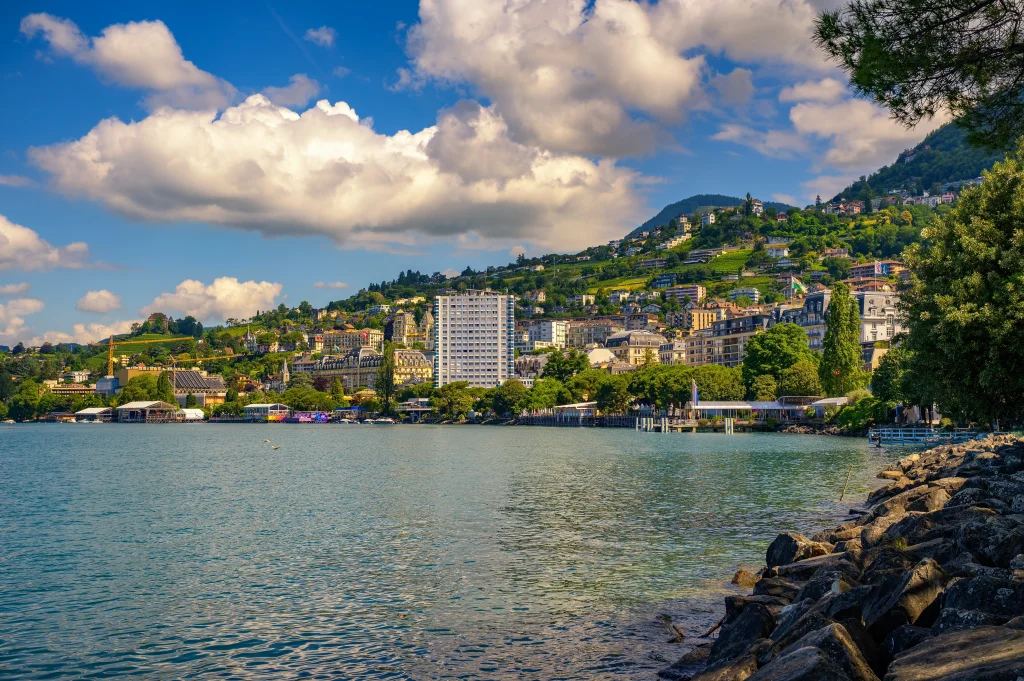 Montreux on Geneva lake