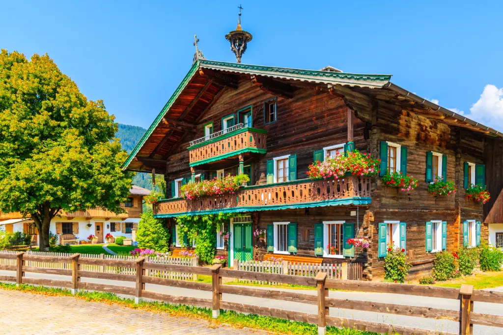 Kitzbuhel wooden chalet
