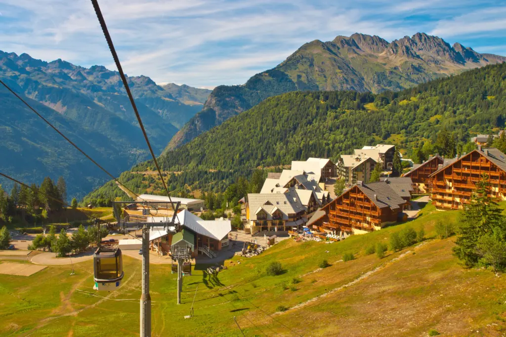 Alpe d'Huez in the summer