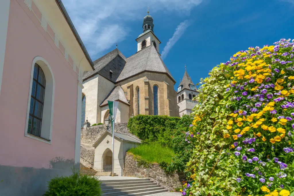 Kitzbuhel town in summer